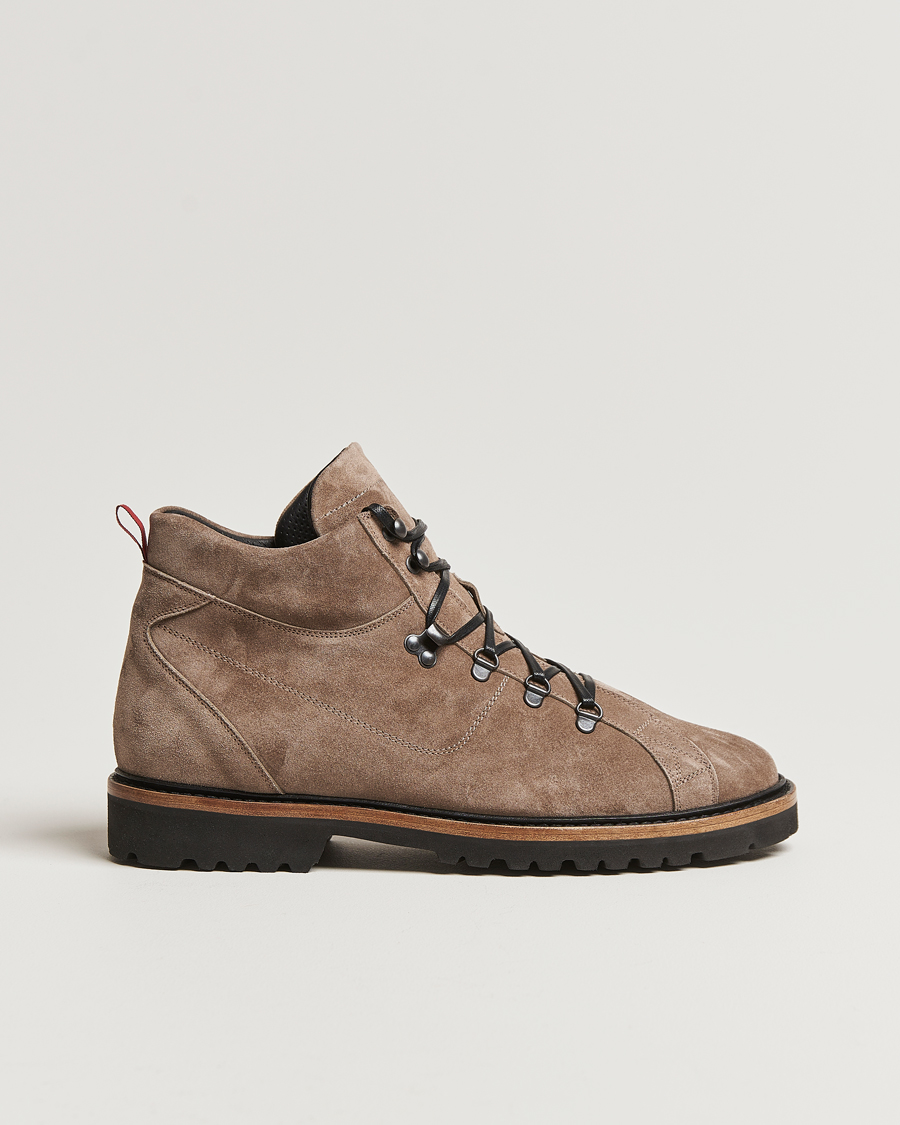 Herre | Kiton St Moritz Winter Boots Taupe Suede | Kiton | St Moritz Winter Boots Taupe Suede