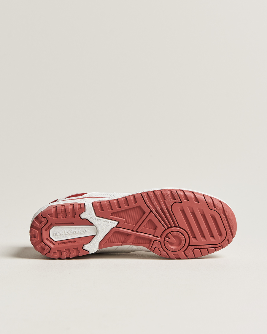 Herre | New Balance 550 Sneakers White/Red | New Balance | 550 Sneakers White/Red