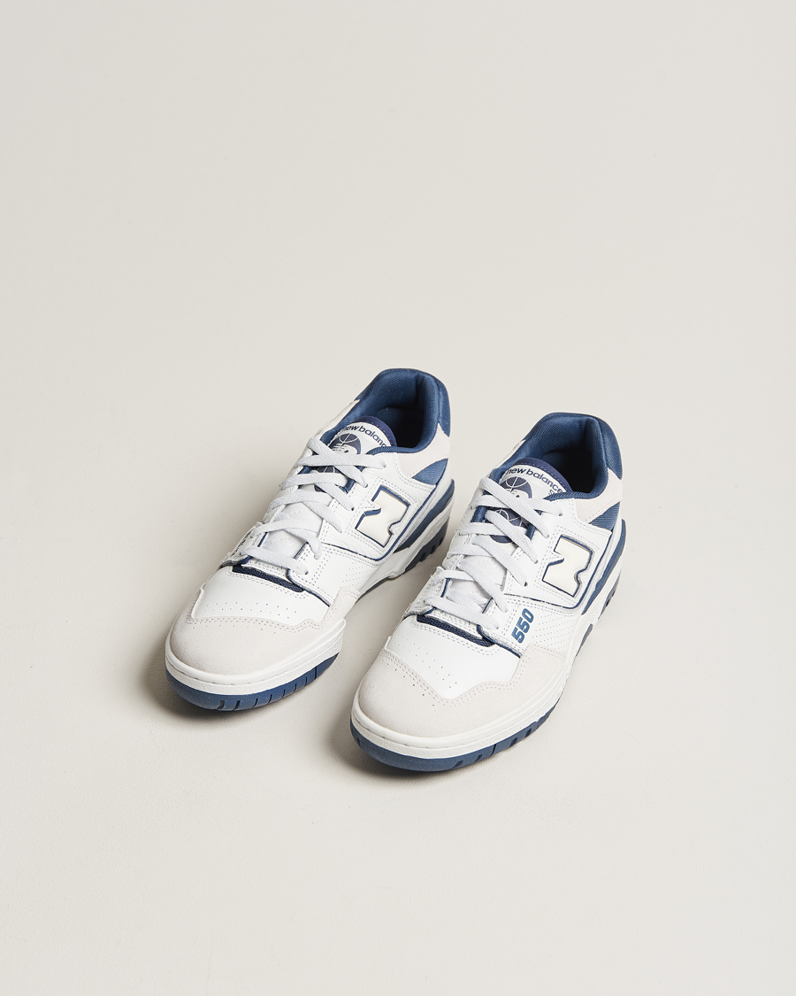 Herre | Sneakers med lavt skaft | New Balance | 550 Sneakers White/Blue