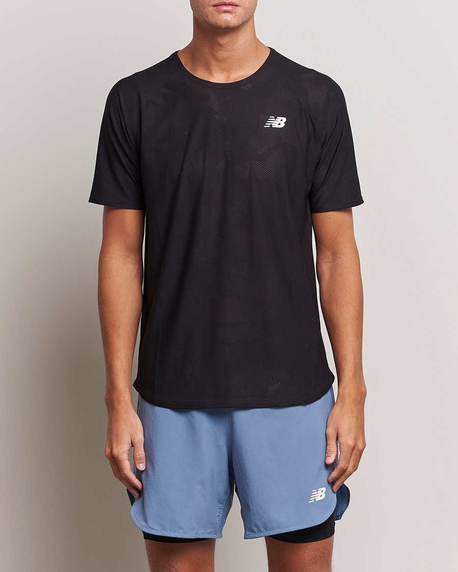 Herre | Tøj | New Balance Running | Q Speed Jacquard T-Shirt Black