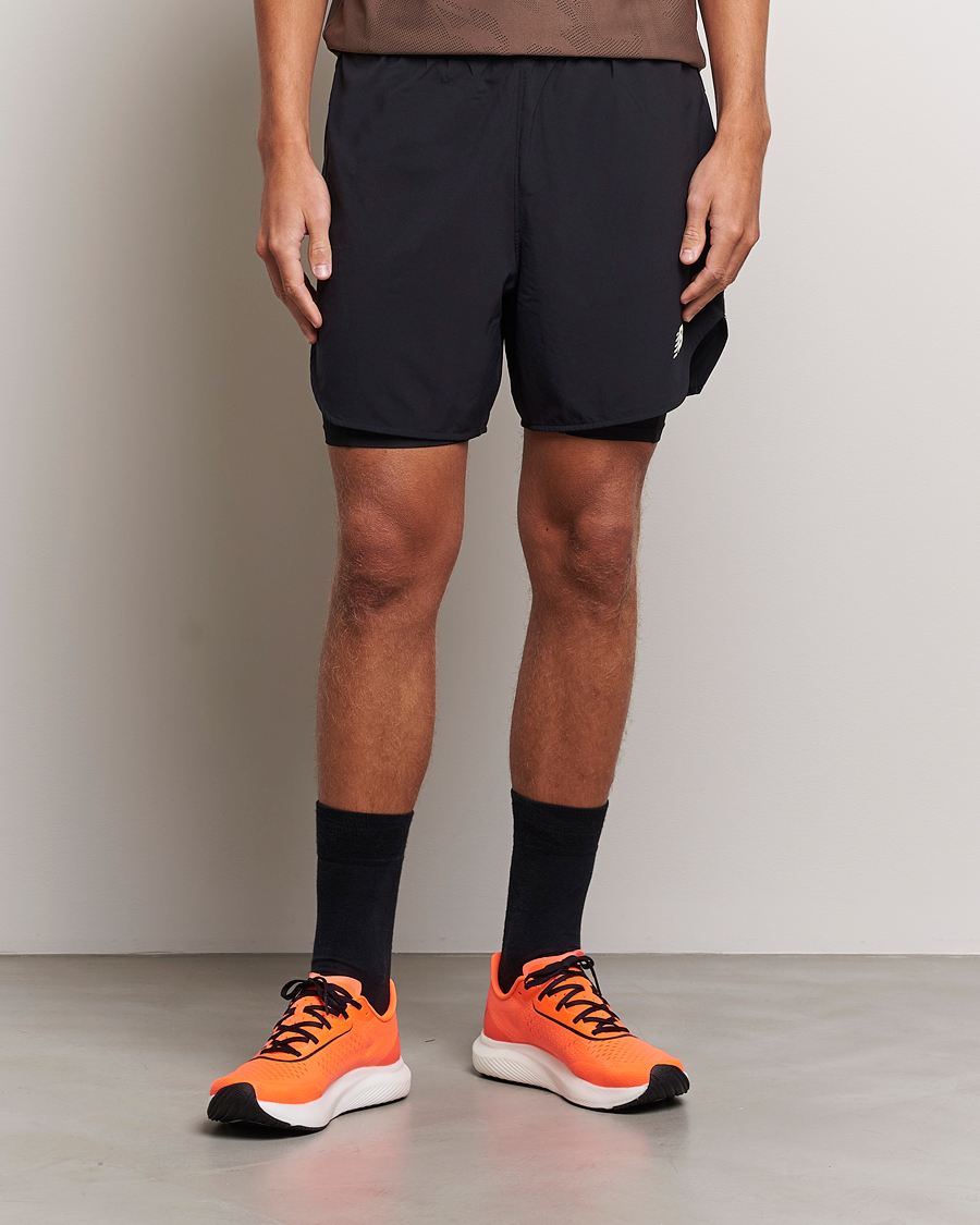 Herre | Funktionelle shorts | New Balance Running | Q Speed 2 in 1 Shorts Black