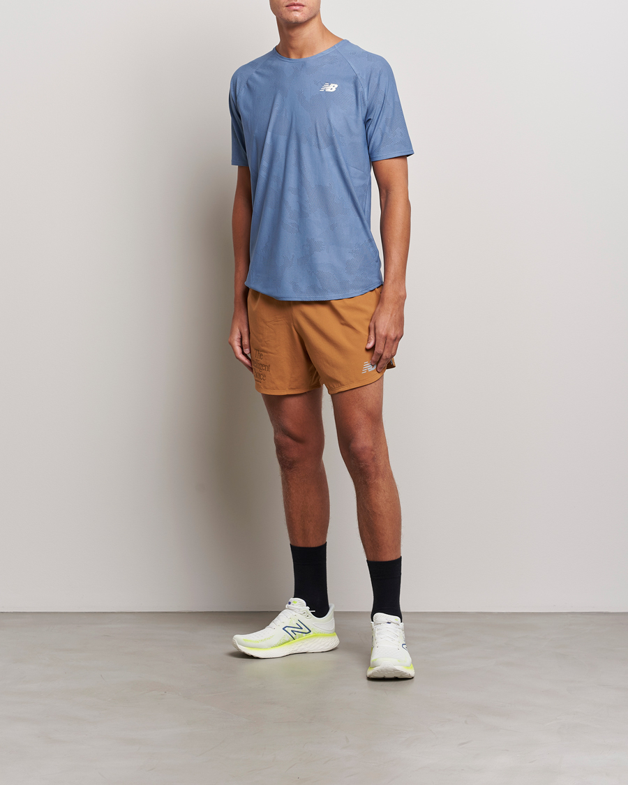 Herre | Shorts | New Balance Running | Impact Run 5 Inch Shorts Tobacco