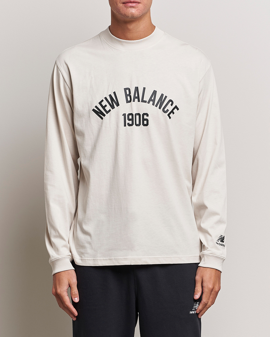 Herre | Langærmede t-shirts | New Balance | Varsity Sweatshirt Medium Grey