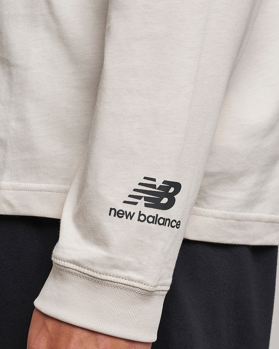 Herre | T-Shirts | New Balance | Varsity Sweatshirt Medium Grey