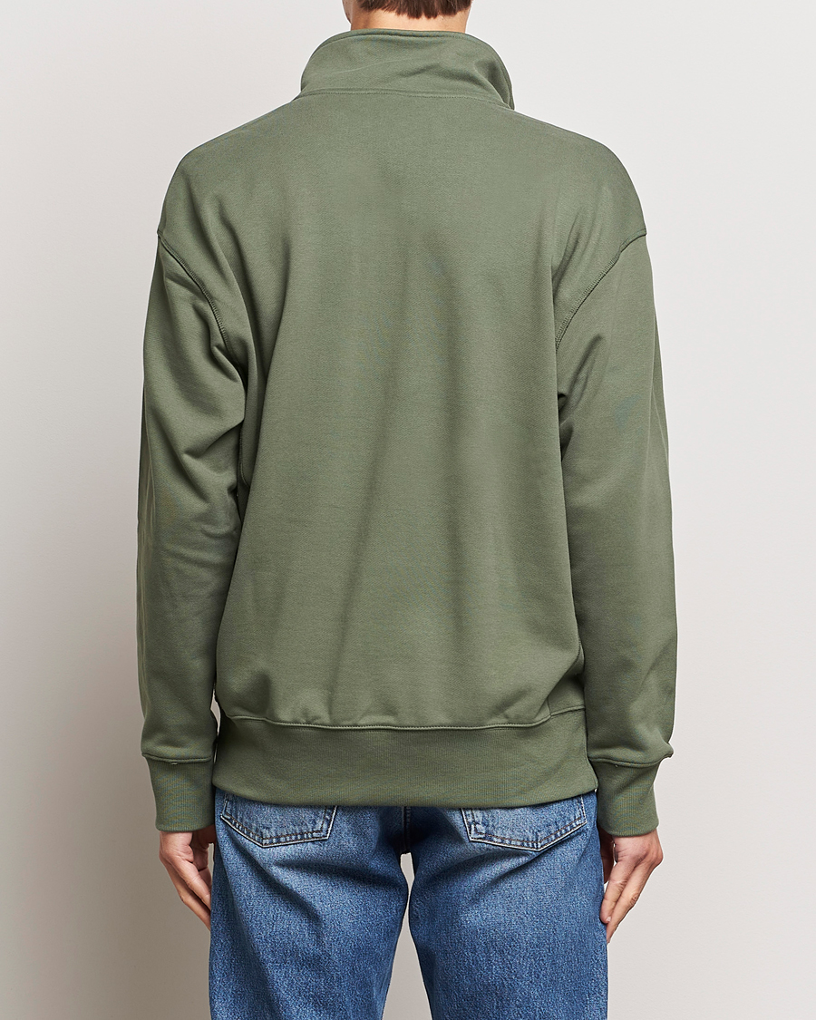 Herre | Trøjer | New Balance | Athletics Terry 1/4 Zip Deep Olive Green