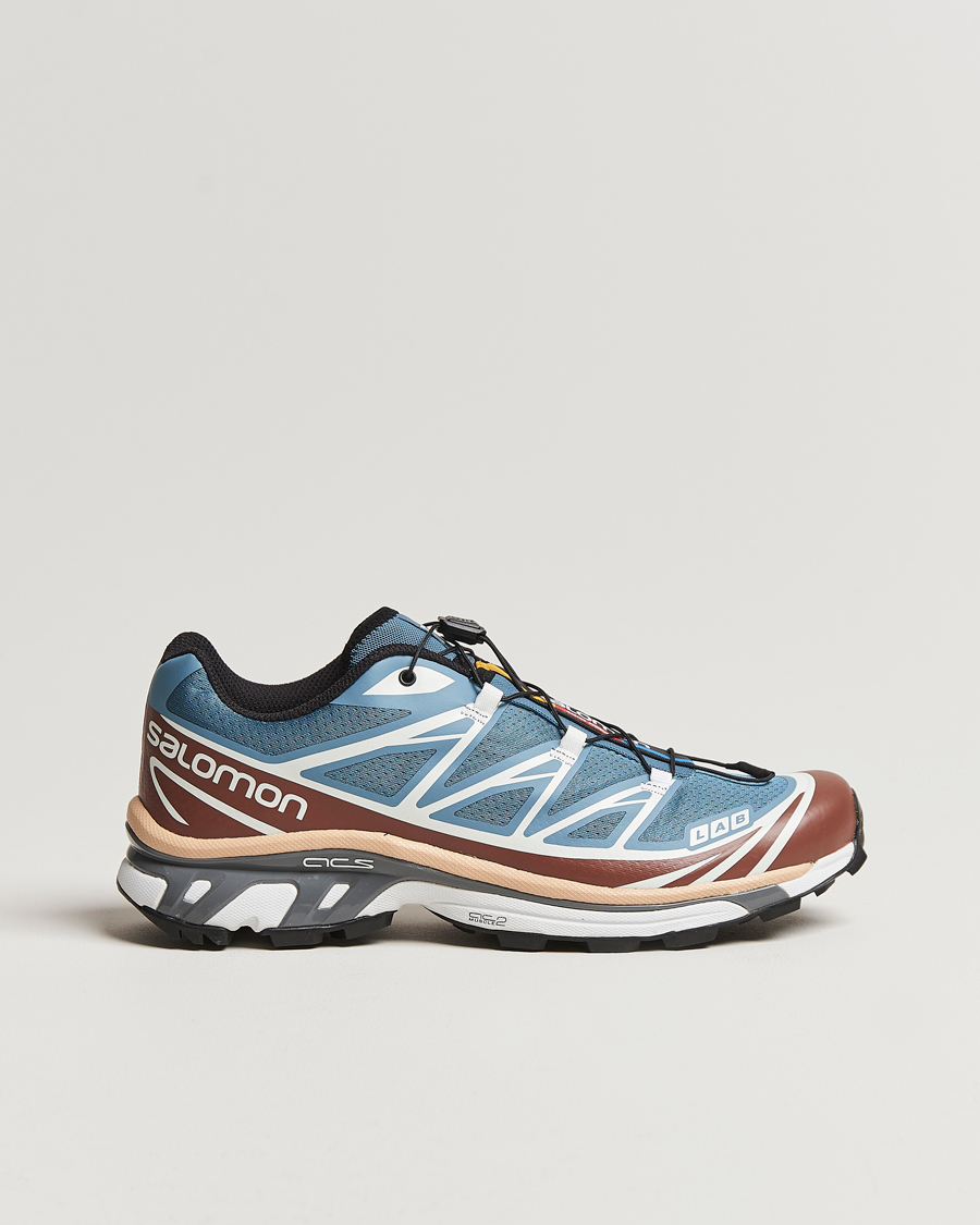 Herre | Salomon XT-6 Sneakers Aegean Blue/Tortoise Shell | Salomon | XT-6 Sneakers Aegean Blue/Tortoise Shell