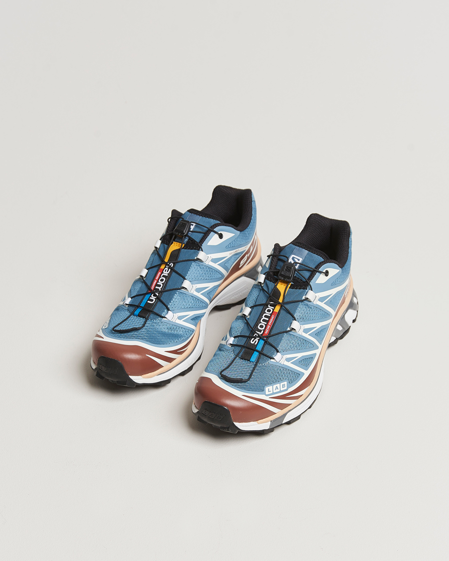 Herre | Salomon XT-6 Sneakers Aegean Blue/Tortoise Shell | Salomon | XT-6 Sneakers Aegean Blue/Tortoise Shell