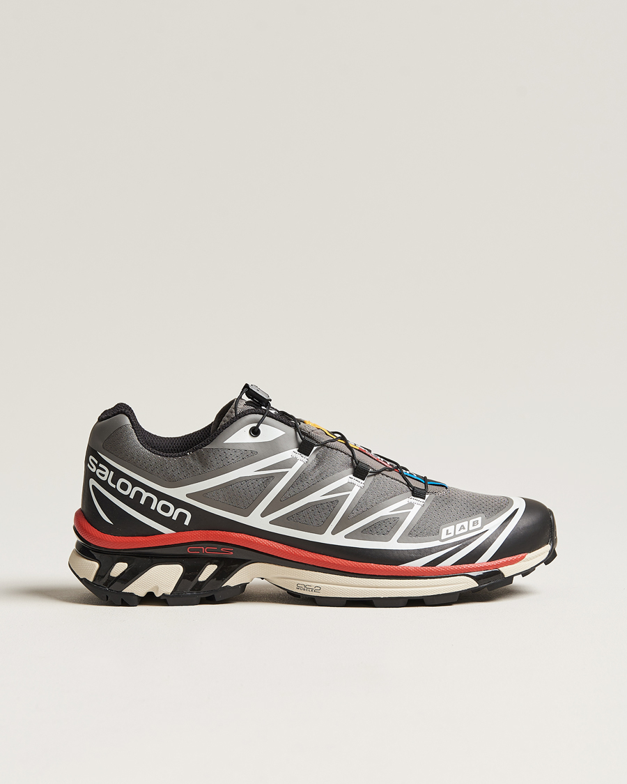 Herre | Salomon XT-6 Sneakers Pewter/Black | Salomon | XT-6 Sneakers Pewter/Black