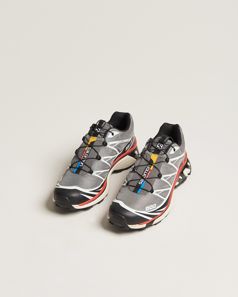 Herre | Salomon XT-6 Sneakers Pewter/Black | Salomon | XT-6 Sneakers Pewter/Black