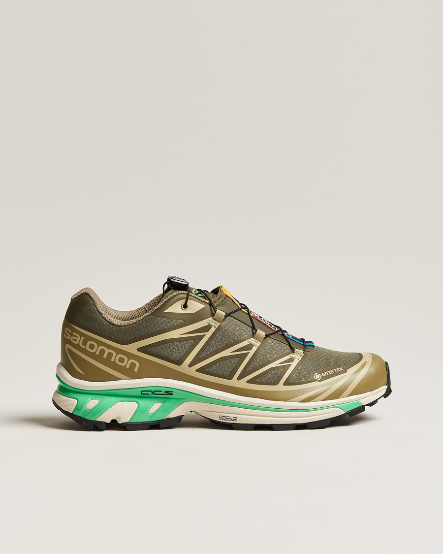 Herre | Salomon XT-6 GTX Sneakers Olive Night/Dried Herb | Salomon | XT-6 GTX Sneakers Olive Night/Dried Herb