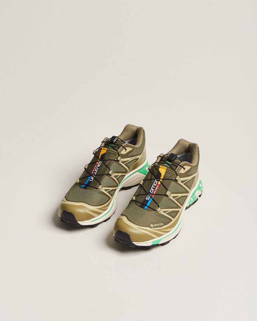 Herre | Salomon XT-6 GTX Sneakers Olive Night/Dried Herb | Salomon | XT-6 GTX Sneakers Olive Night/Dried Herb