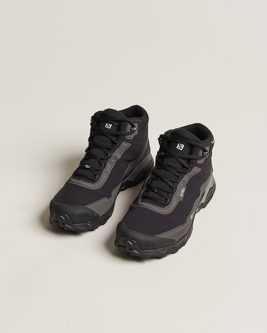 Herre | Sorte støvler | Salomon | Shelter CSWP Boots Black/Magnet