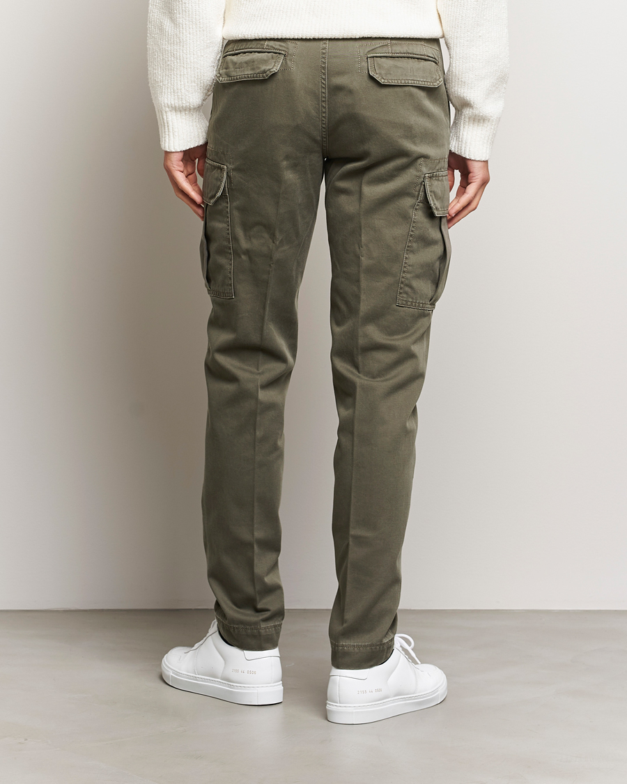 Herre | Bukser | Incotex | Slim Fit Cargo Pants Military