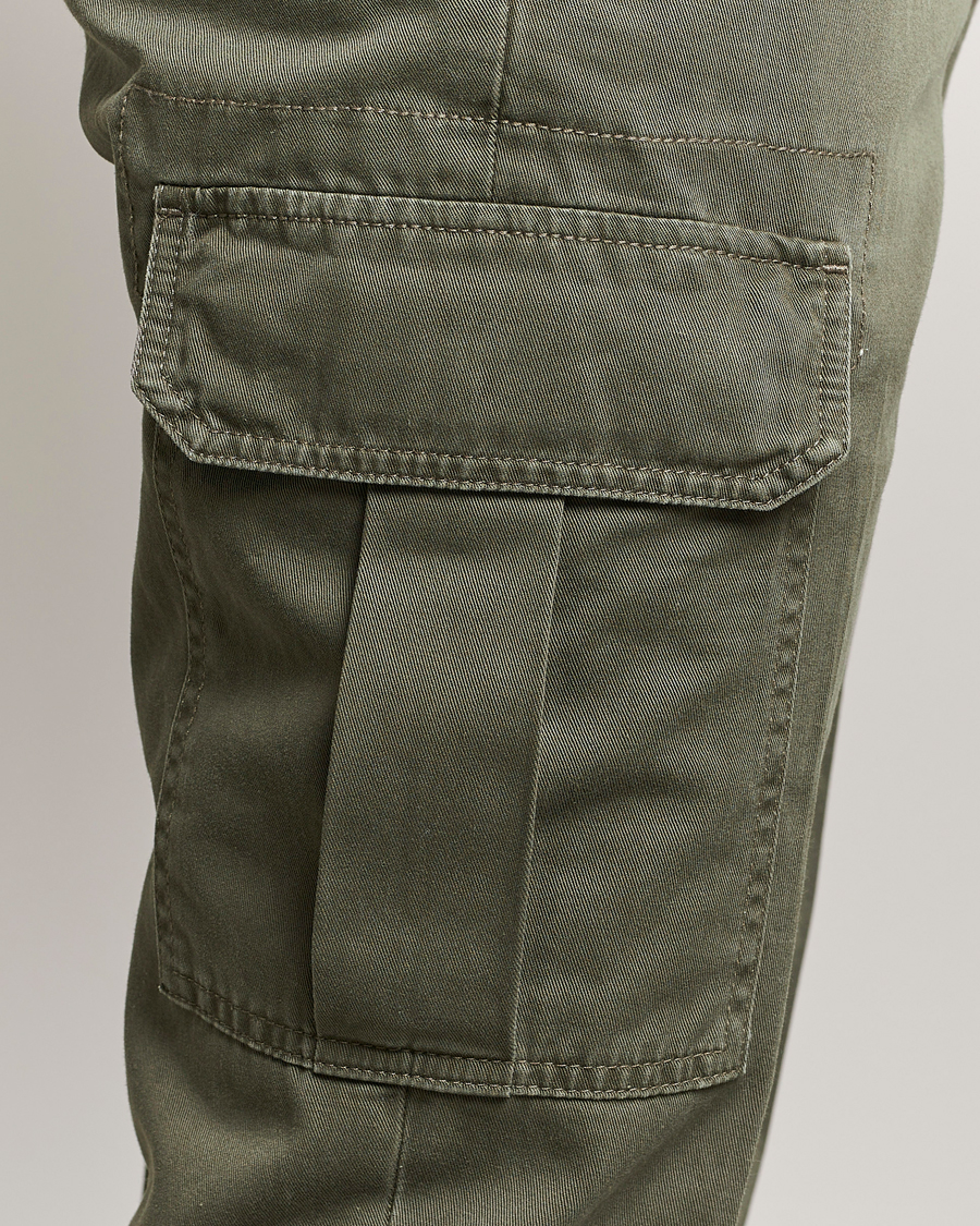 Herre | Bukser | Incotex | Slim Fit Cargo Pants Military