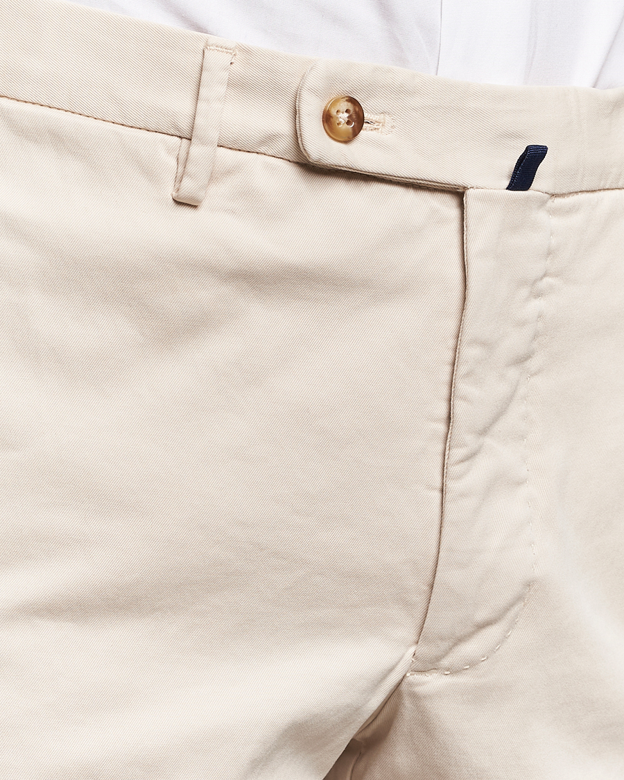 Herre | Bukser | Incotex | Regular Fit Cotton Chinos Off White