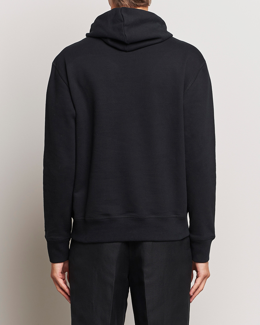 Herre | Trøjer | Ralph Lauren Purple Label | Luxury Fleece Bear Hoodie Black