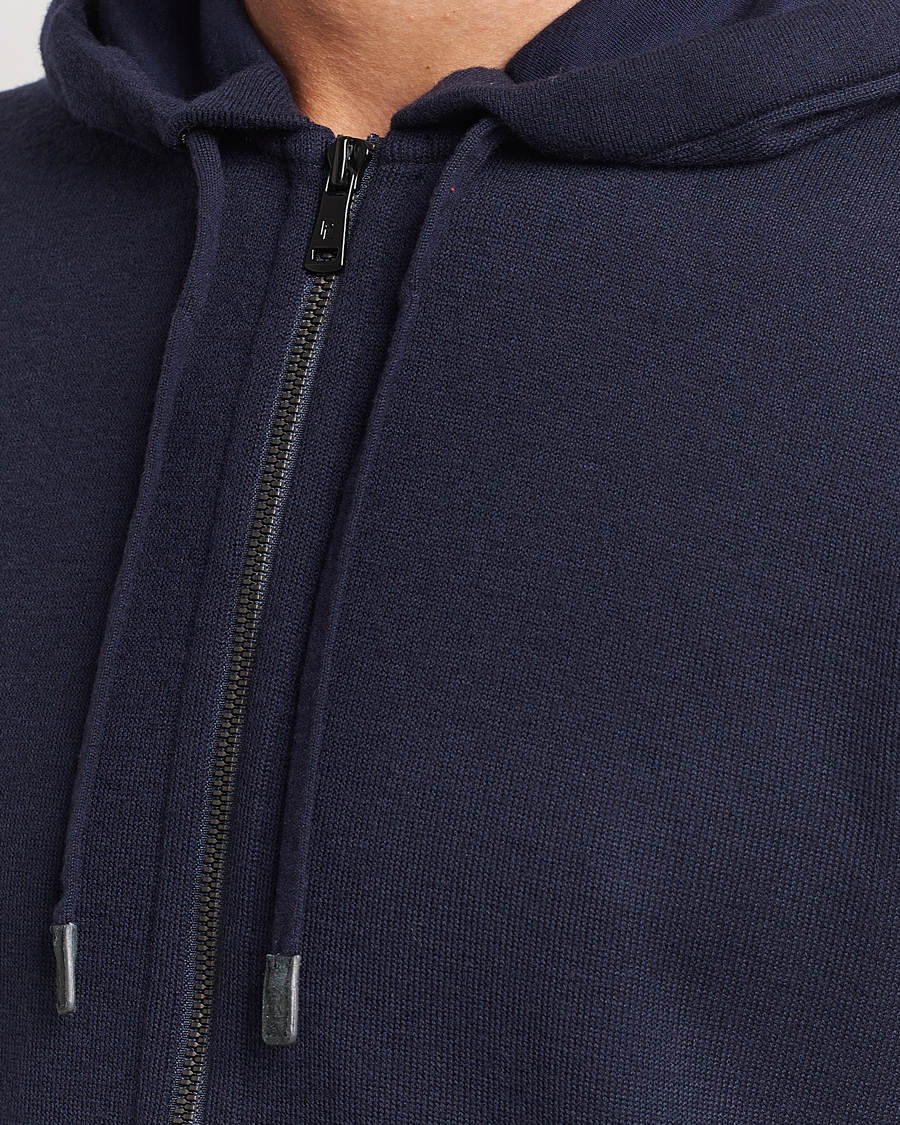 Herre | Trøjer | Ralph Lauren Purple Label | Luxury Fleece Full Zip Sweater Navy