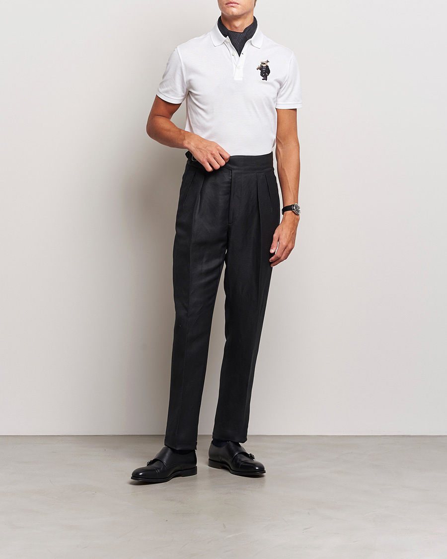 Herre | Polotrøjer | Ralph Lauren Purple Label | Ski Bear Polo White
