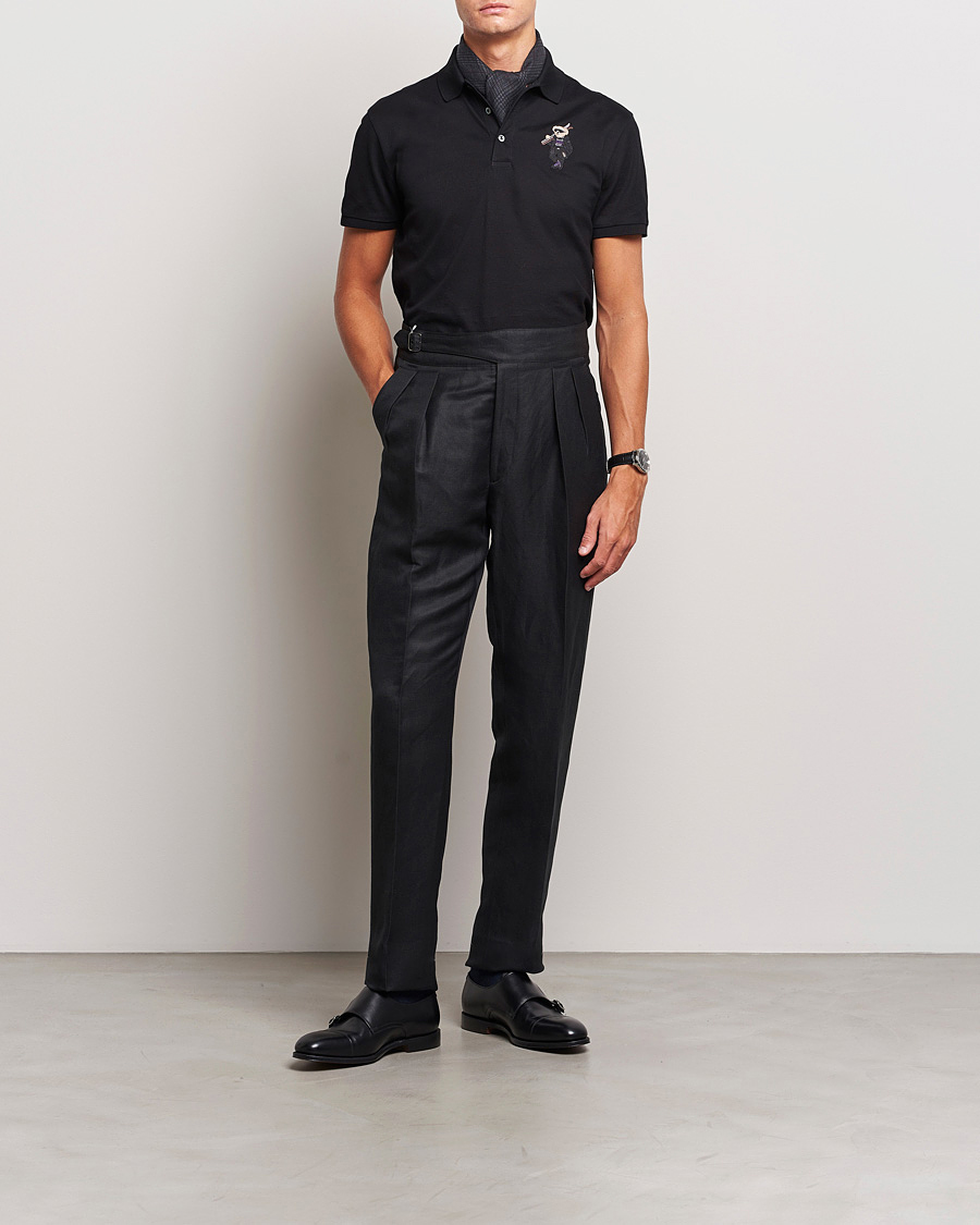 Herre | Polotrøjer | Ralph Lauren Purple Label | Ski Bear Polo Black