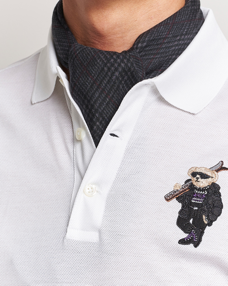 Herre | Ralph Lauren Purple Label Glencheck Wool Scarf Charcoal | Ralph Lauren Purple Label | Glencheck Wool Scarf Charcoal