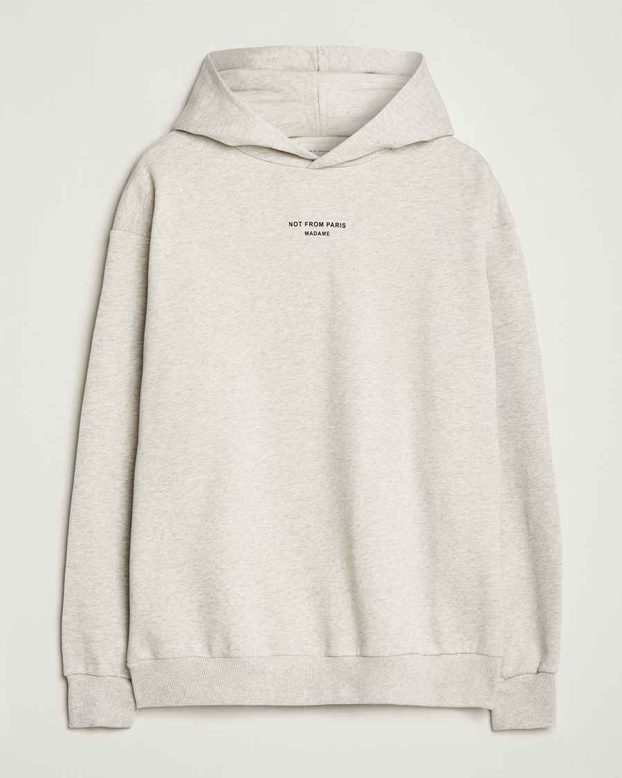 Herre | Trøjer | Drôle de Monsieur | Classic NFPM Hoodie Light Grey