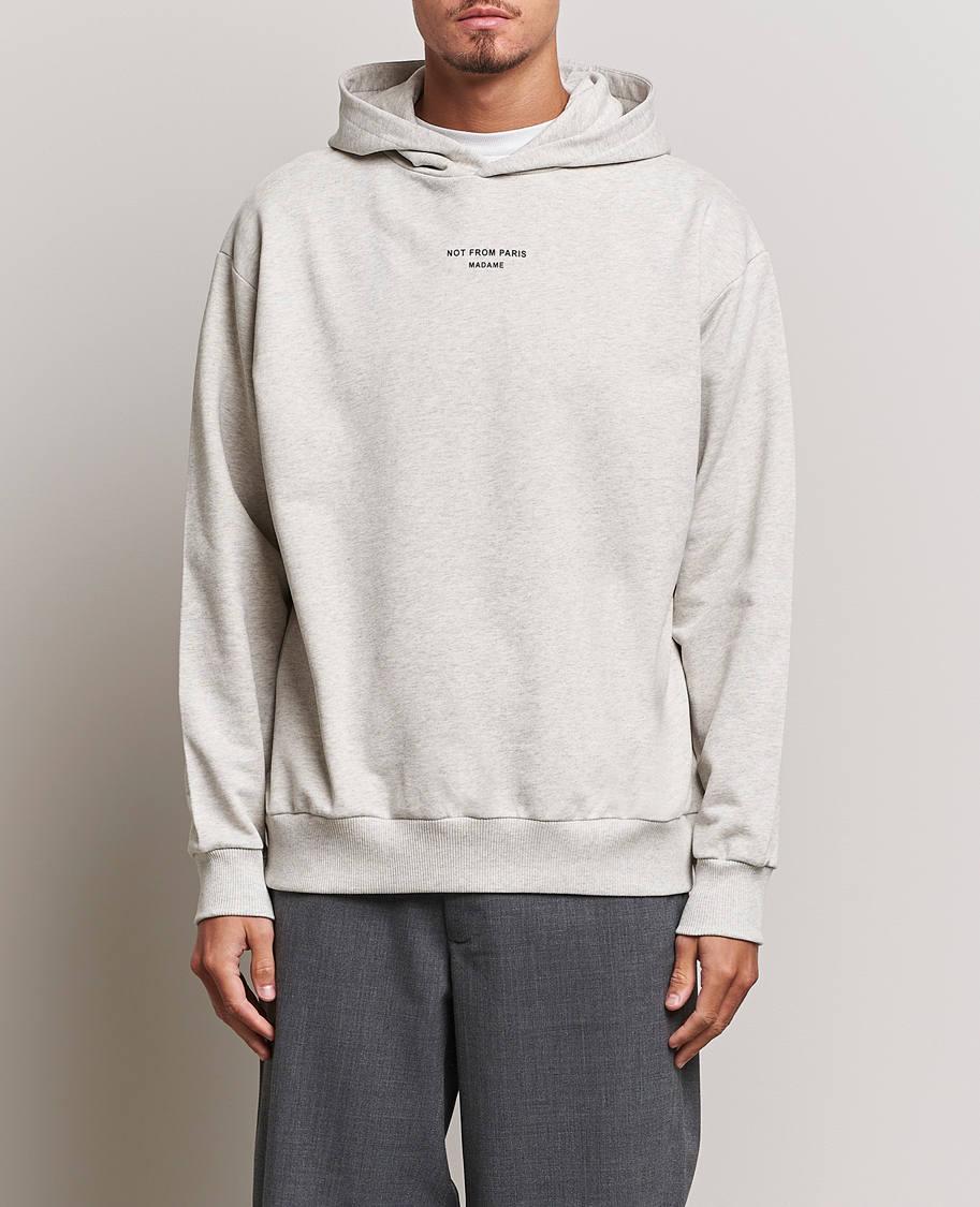 Herre | Trøjer | Drôle de Monsieur | Classic NFPM Hoodie Light Grey