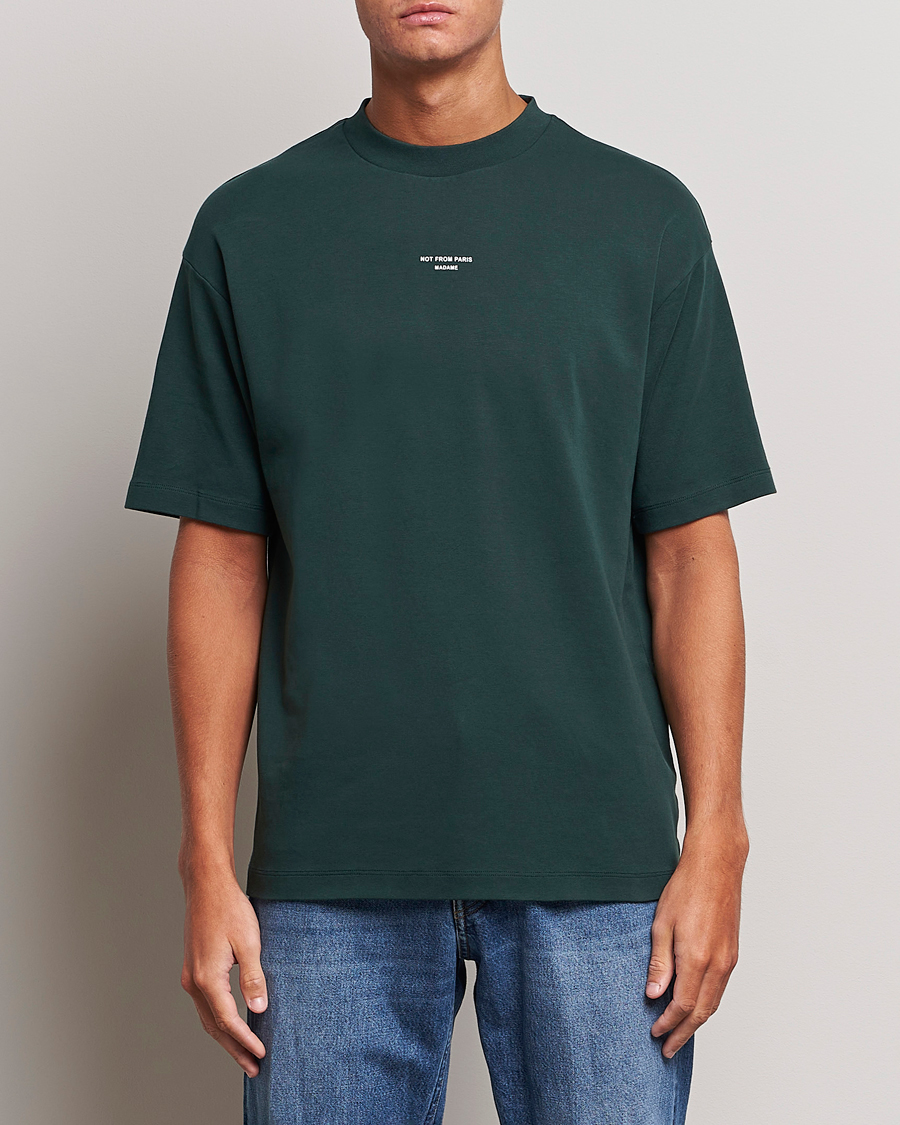 Herre | T-Shirts | Drôle de Monsieur | Classic NFPM T-Shirt Dark Green