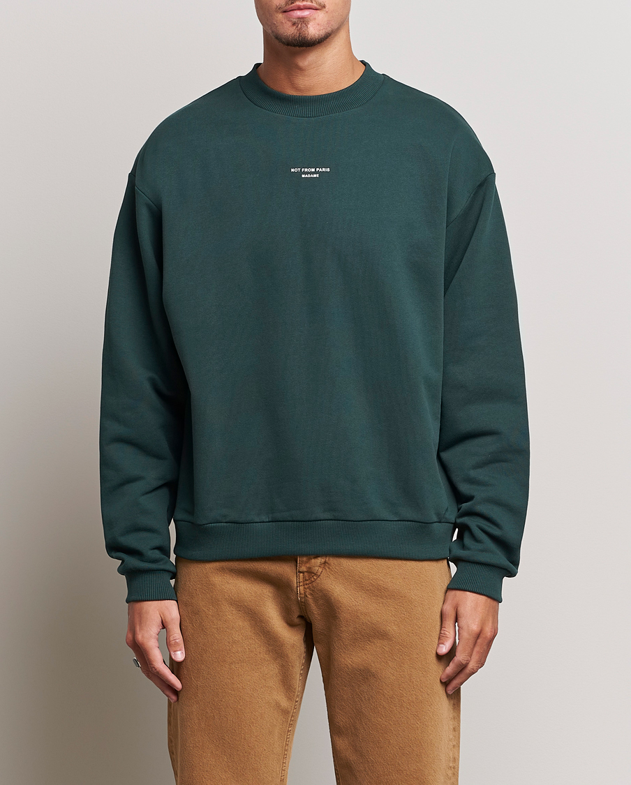 Herre | Trøjer | Drôle de Monsieur | Classic NFPM Sweatshirt Dark Green