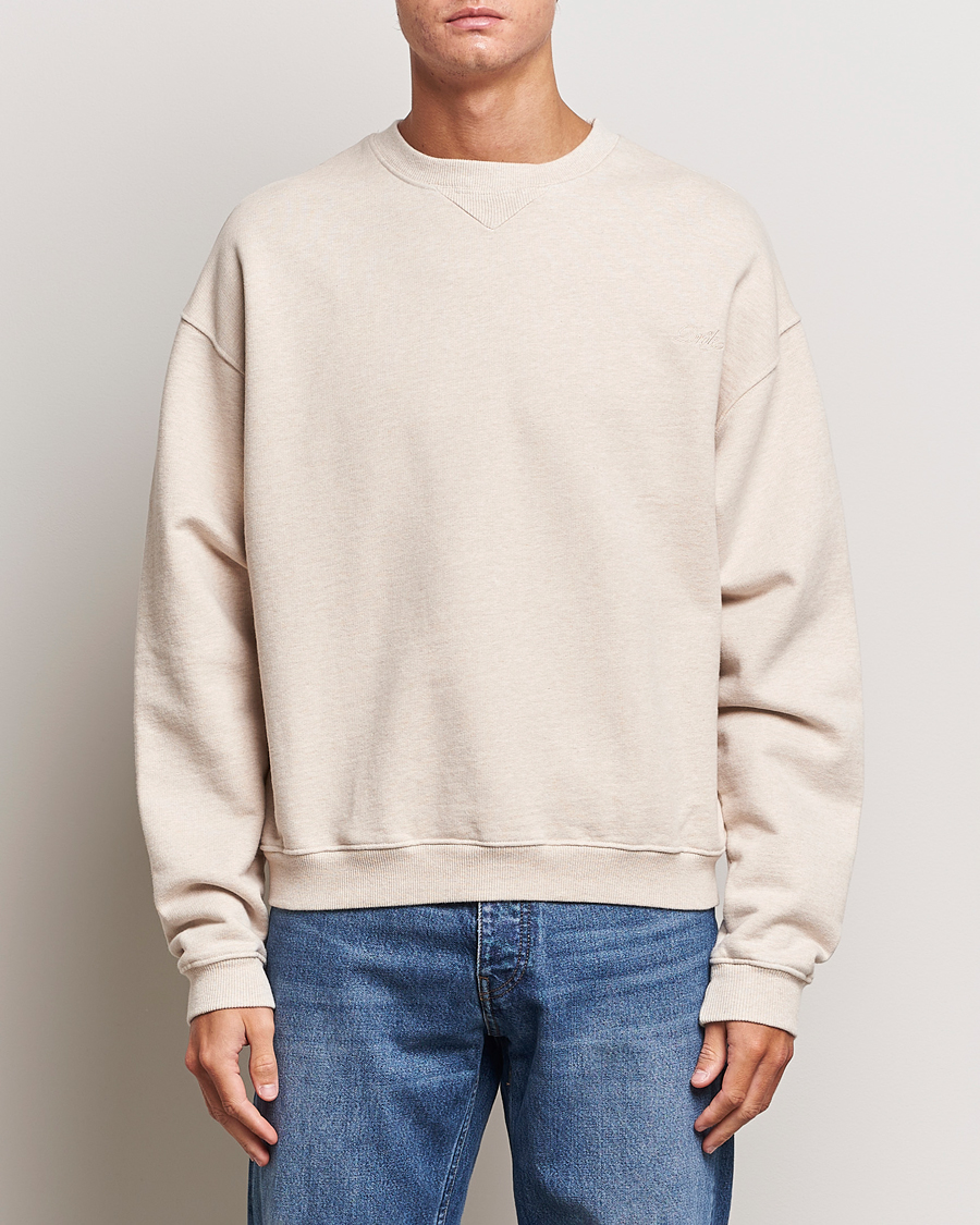 Herre | Drôle de Monsieur | Drôle de Monsieur | Signature Sweatshirt Beige