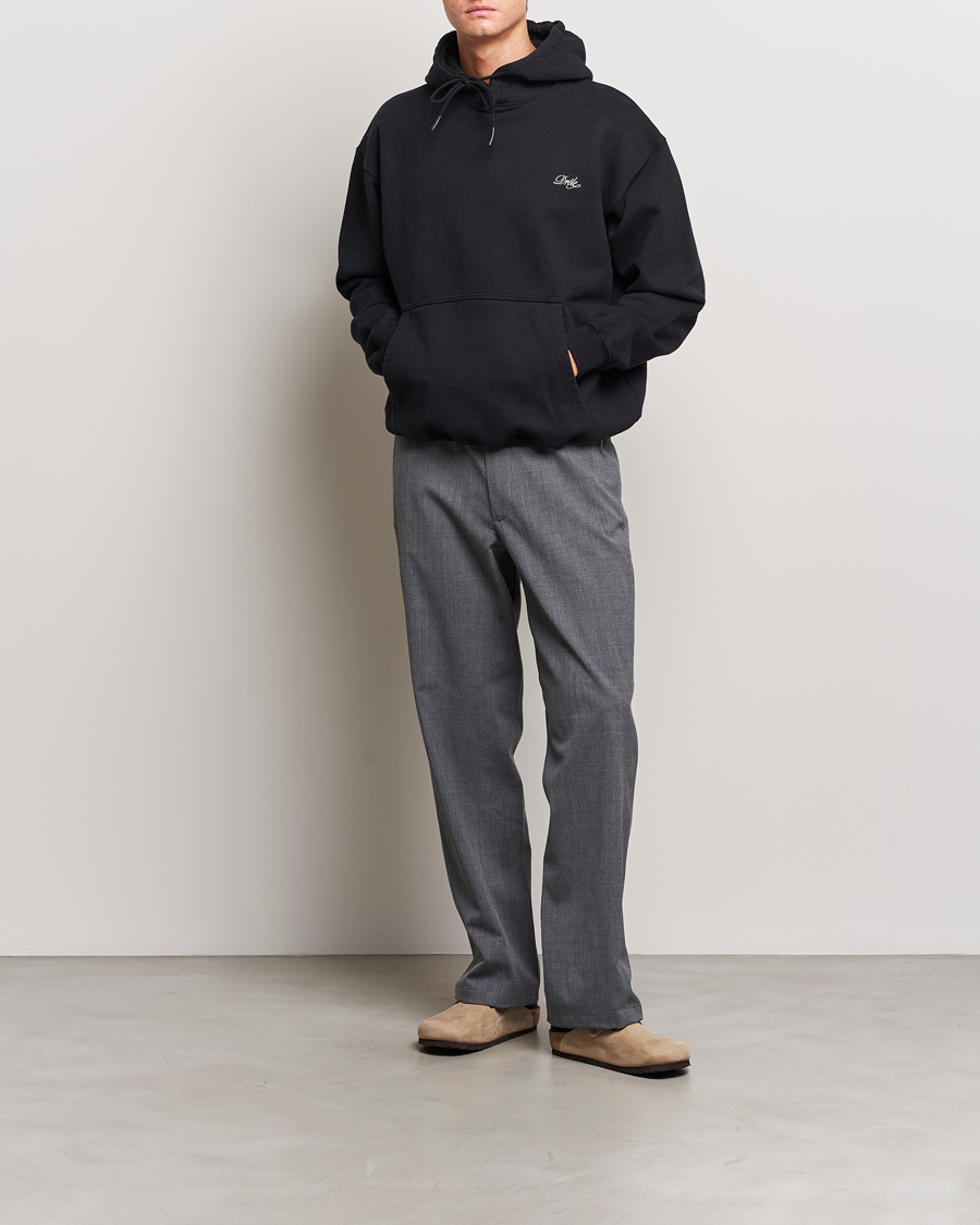 Herre | Trøjer | Drôle de Monsieur | Signature Hoodie Black