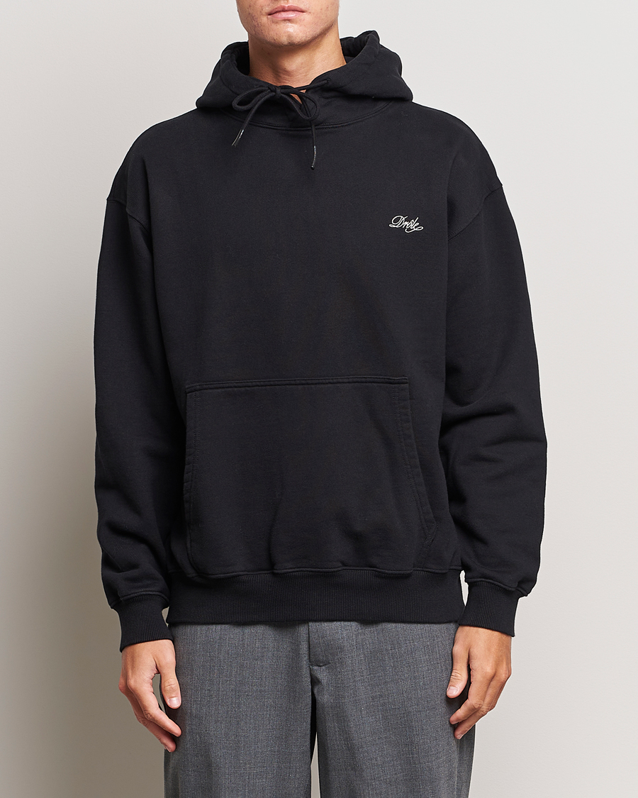 Herre | Tøj | Drôle de Monsieur | Signature Hoodie Black