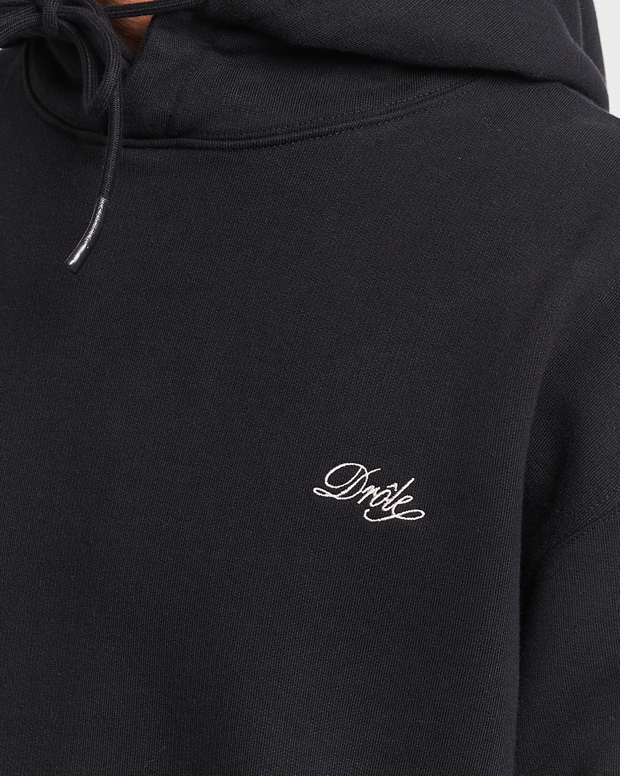 Herre | Trøjer | Drôle de Monsieur | Signature Hoodie Black