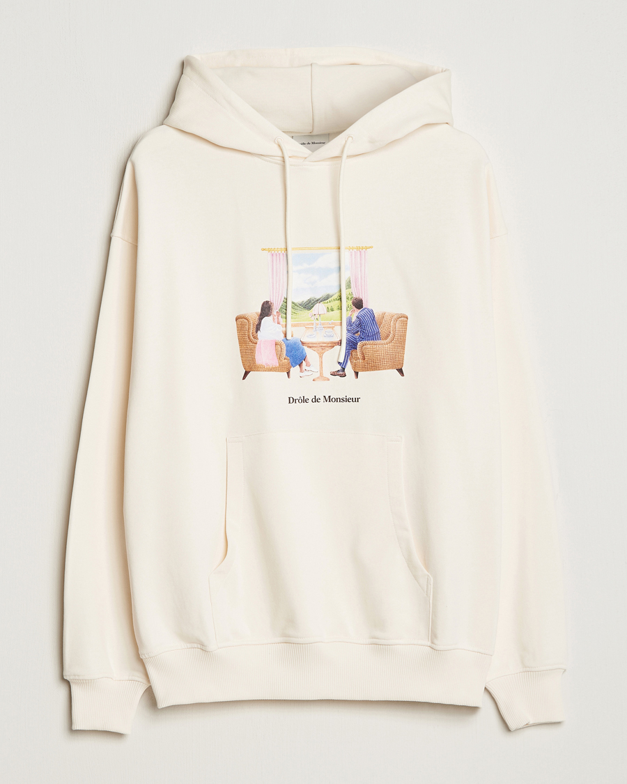 Herre | Trøjer | Drôle de Monsieur | Voyage Hoodie Cream