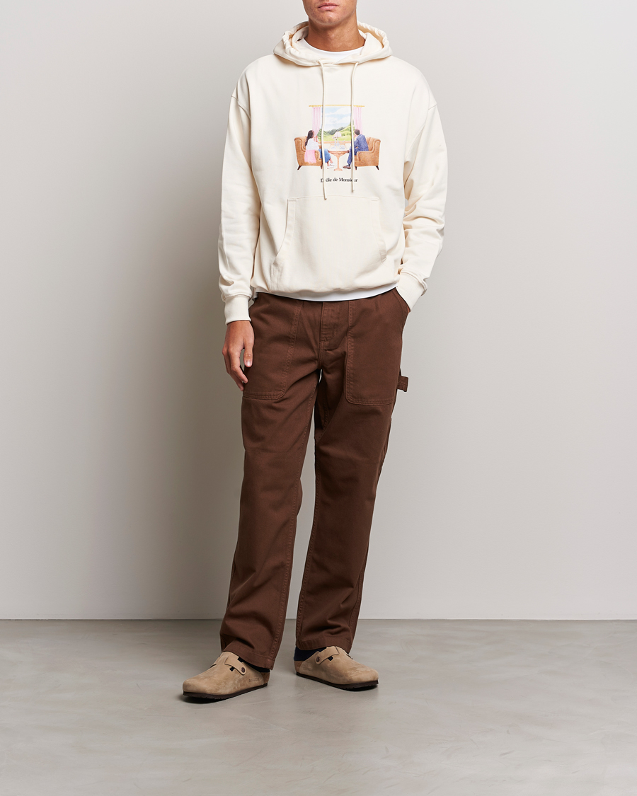 Herre | Trøjer | Drôle de Monsieur | Voyage Hoodie Cream