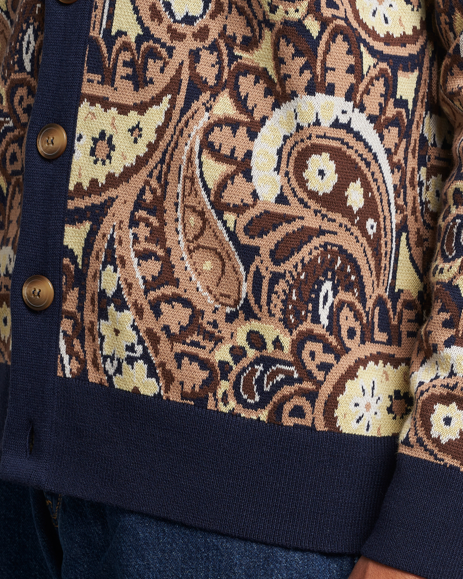Herre | Trøjer | Drôle de Monsieur | Le Cardigan Paisley Navy