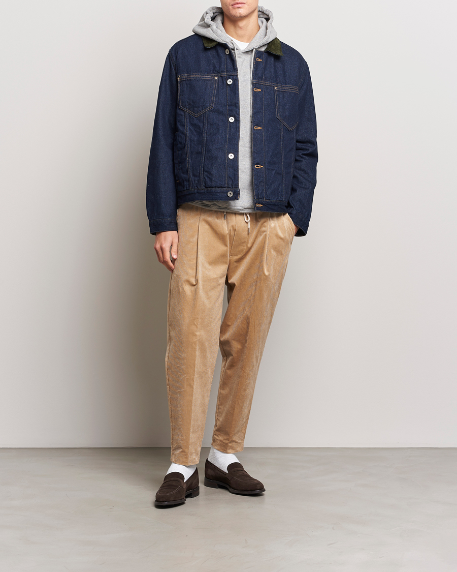 Herre | Bukser | Drôle de Monsieur | Drawstring Corduroy Troursers Beige