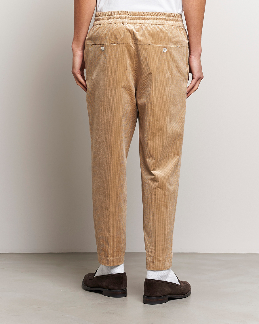 Herre | Bukser | Drôle de Monsieur | Drawstring Corduroy Troursers Beige