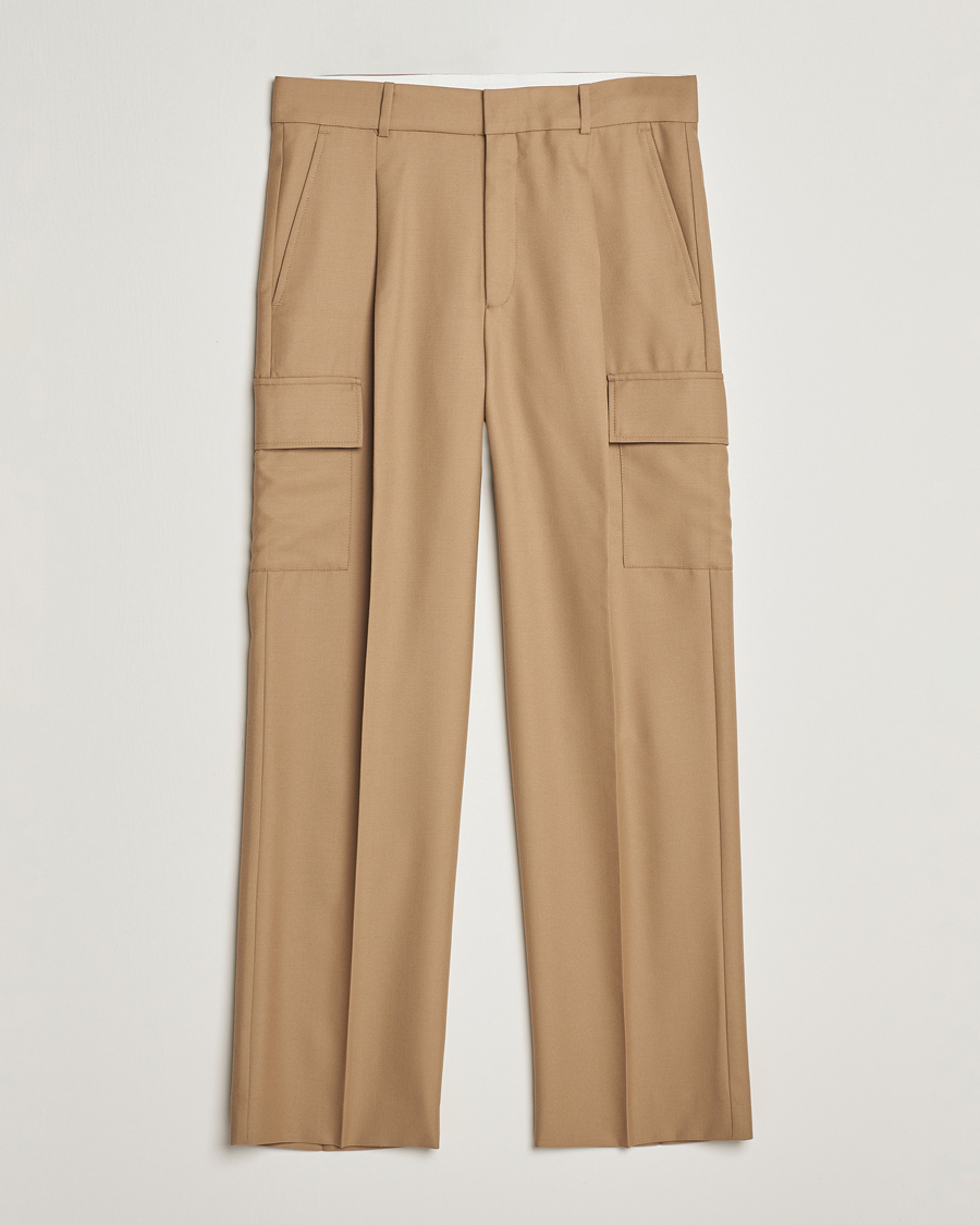Herre | Bukser | Drôle de Monsieur | Flannel Cargo Pants Beige