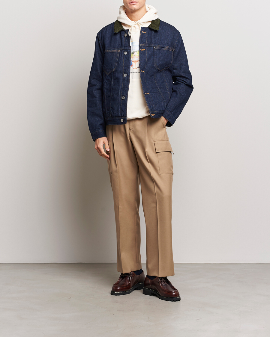 Herre | Bukser | Drôle de Monsieur | Flannel Cargo Pants Beige