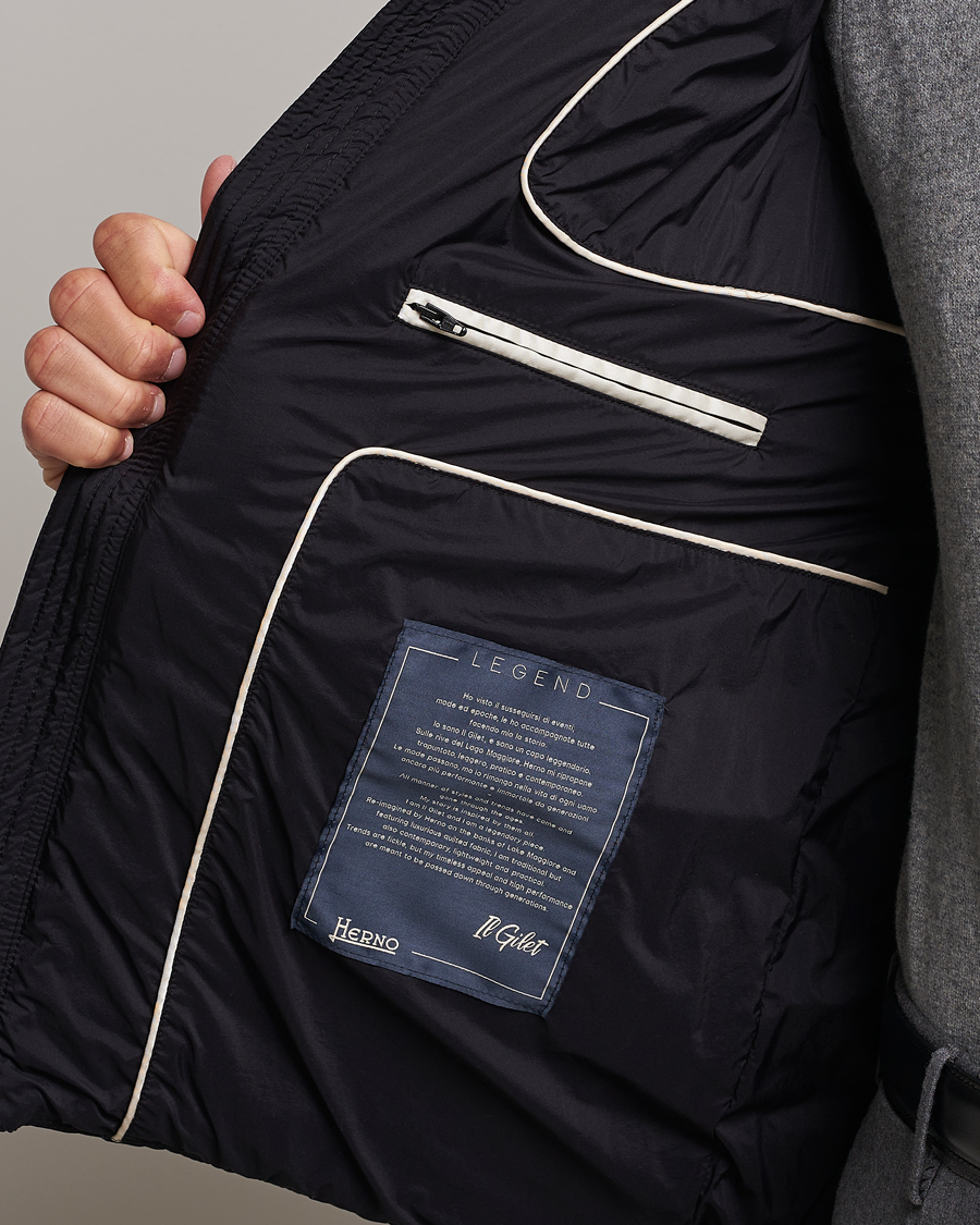 Herre | Jakker | Herno | Nuage Down Vest Black