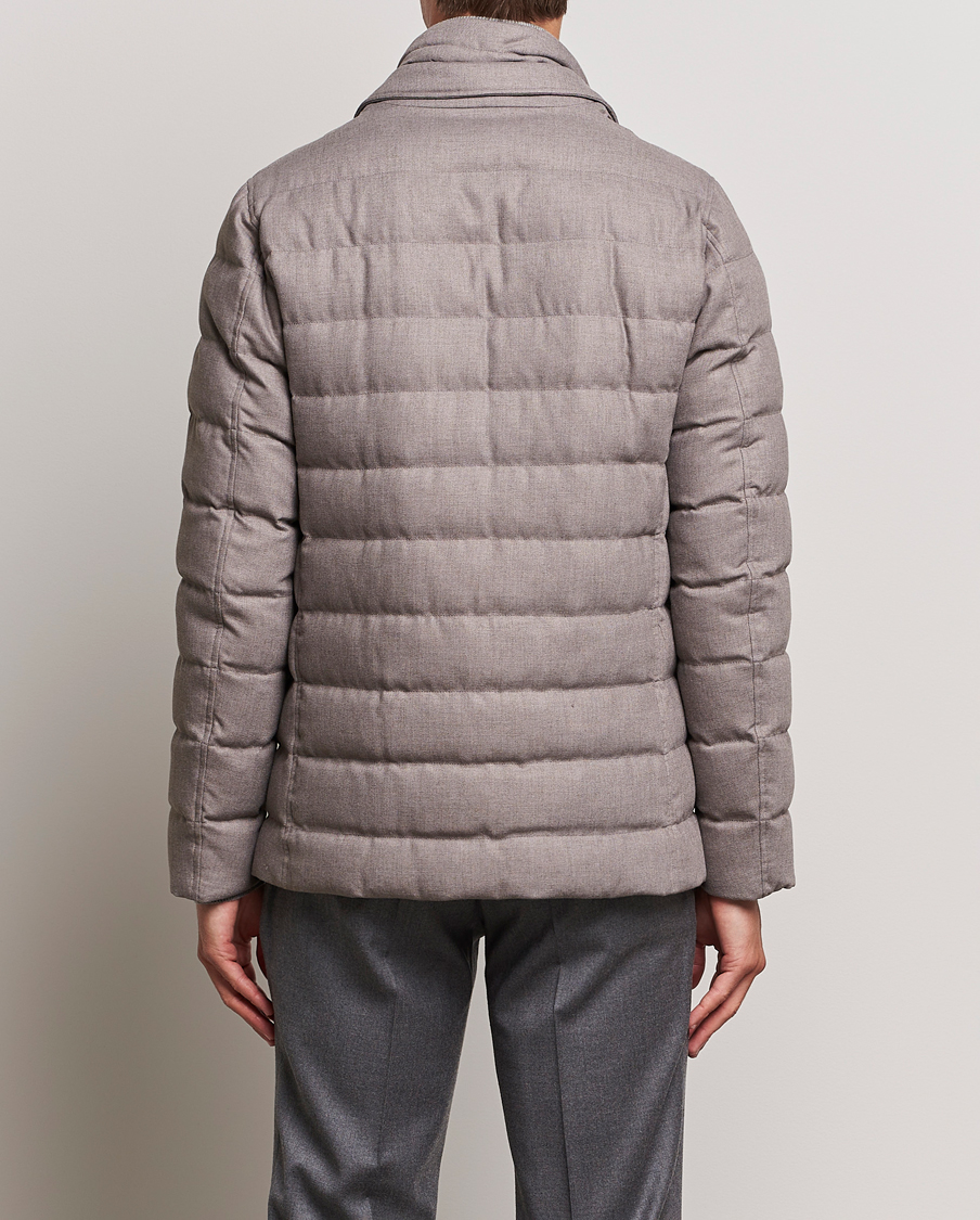 Herre | Jakker | Herno | Flannel Down Blazer Beige