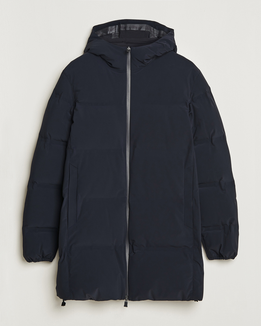 Herre | Jakker | Herno | Laminar Stretch Nylon Down Coat Navy