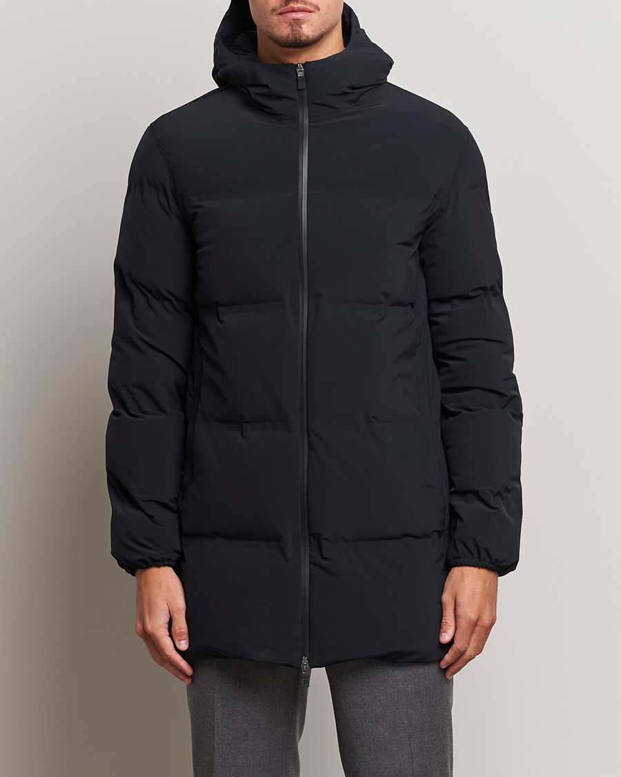 Herre | Frakker | Herno | Laminar Stretch Nylon Down Coat Navy