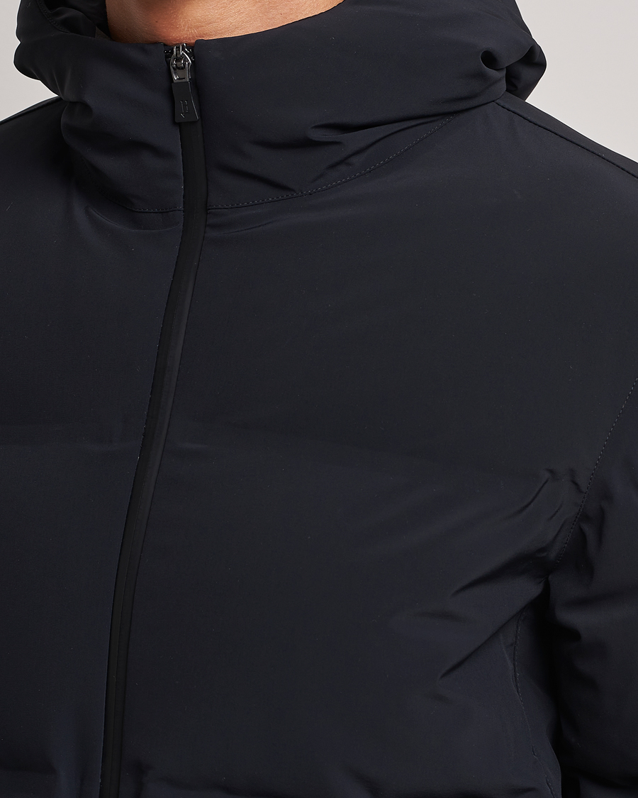 Herre | Jakker | Herno | Laminar Stretch Nylon Down Coat Navy