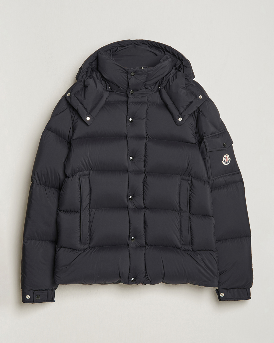 Shuraba Ligegyldighed blast Moncler Montgenevre Flannel Down Jacket Navy - CareOfCarl.dk