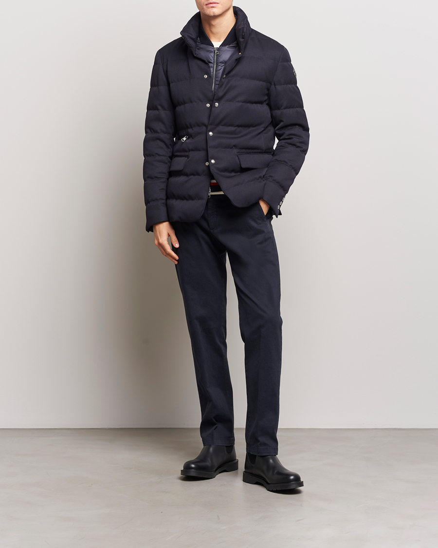 Herre | Jakker | Moncler | Bess Down Blazer Navy