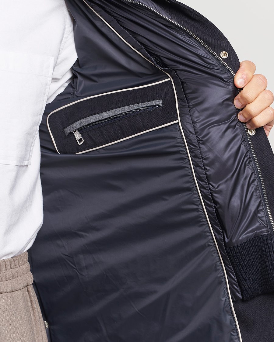Herre | Jakker | Moncler | Bess Down Blazer Navy