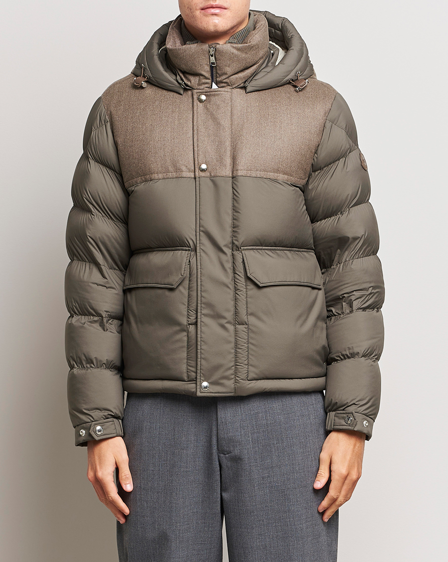 Herre | Jakker | Moncler | Mussala Short Down Parka Taupe