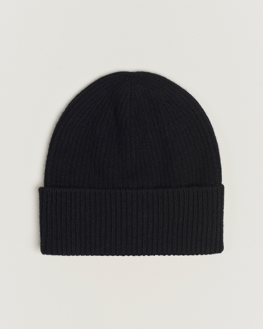 Herre | Moncler Cashmere Beanie Black | Moncler | Cashmere Beanie Black