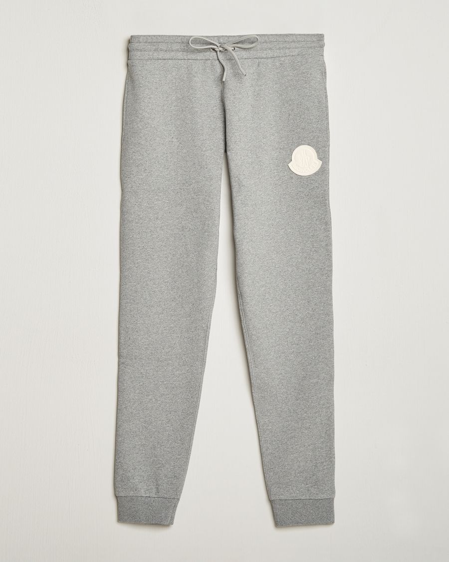 Herre | Bukser | Moncler | Patch Logo Sweatpants Light Grey